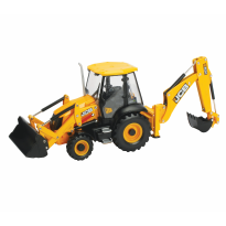 BRITAINS JCB 3CX SITE MASTER WITH BACKHOE AND FRONT LOADER