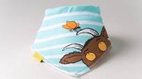 Babyboo TEA WITH A GRUFFALO ORGANIC COTTON DRIBBLEBOO BANDANA BIB