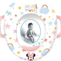 Disney Minnie Mouse Cushioned Toilet Trainer with handles