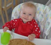 Babyboo Red stars YUMMYBOO FEEDING BIB